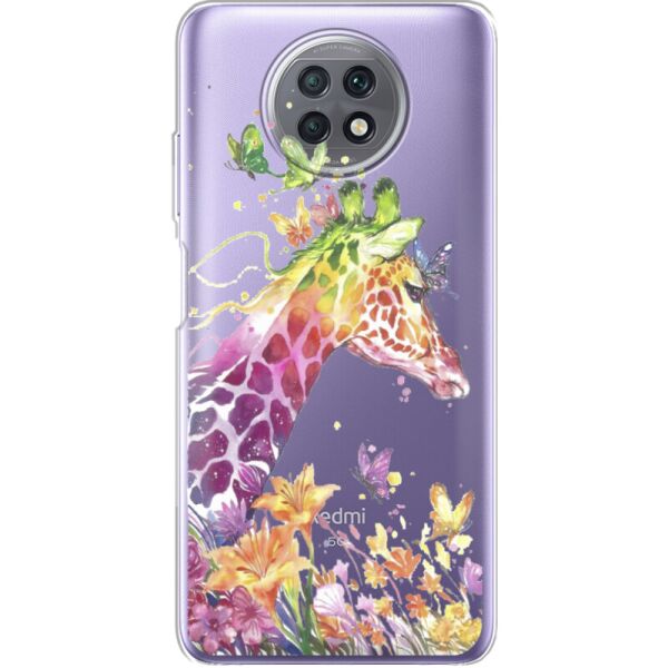 

Силиконовый чехол BoxFace Xiaomi Redmi Note 9T Colorful Giraffe (42123-cc14)