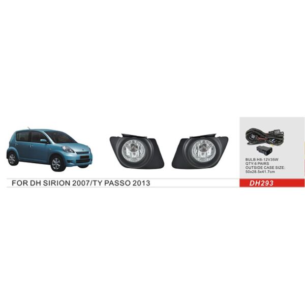 

Фары доп.модель Daihatsu Sirion 2008-/DH-293-W c проводкой