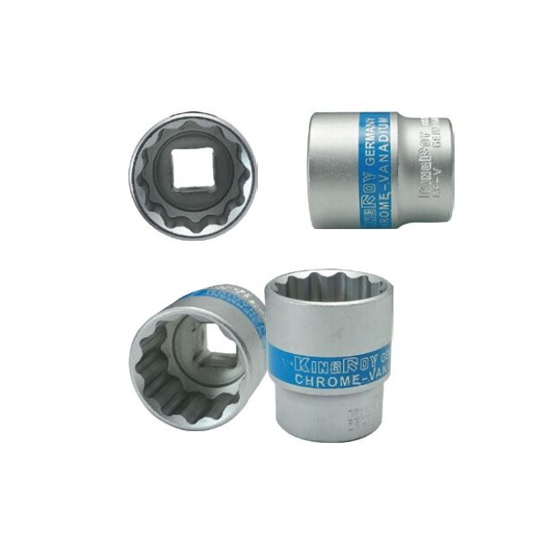 

Головка торцевая 1/2" 18мм KingROY 12-ти гран 31039-18