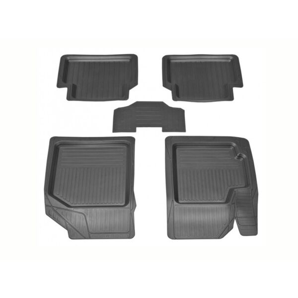 

Коврики автомобильные резиновые Dewoo Lanos\Aveo\Lacetti 5шт корытом+перемычка Дубно