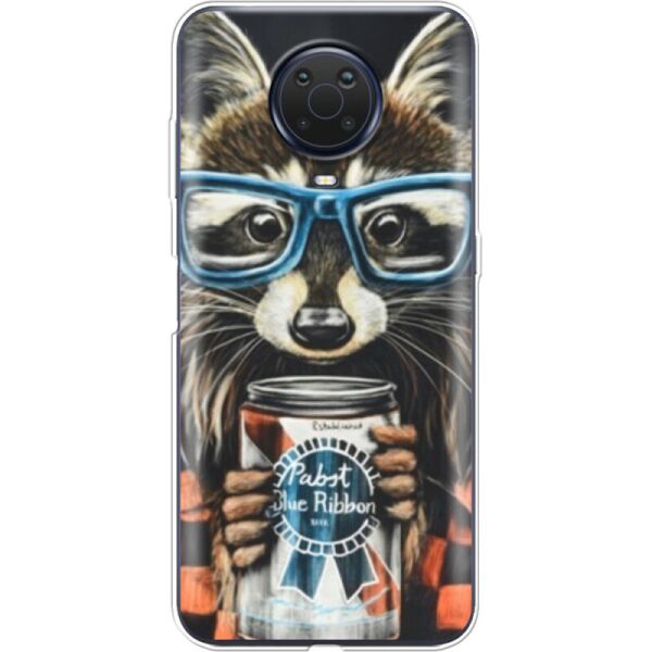

Силиконовый чехол BoxFace Nokia G20 Енот с банкой (42626-up1333)