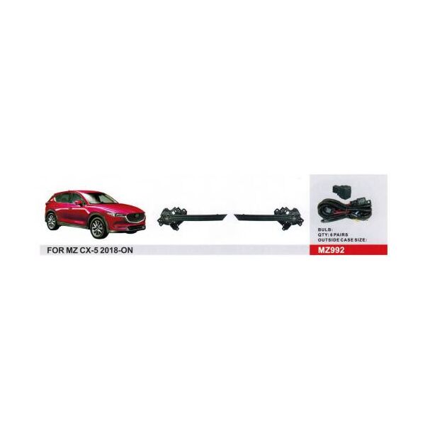 

Противотуманные фары Mazda CX-5 2018-/MZ-992W/LED-10W с проводкой