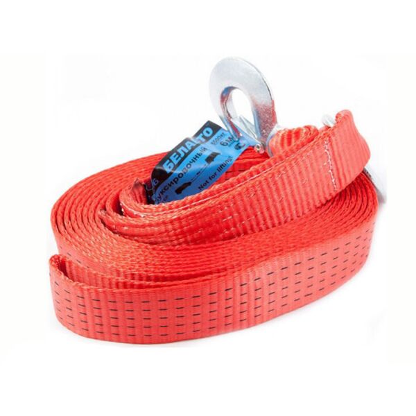 

Буксировочный трос 4,5т 5,0м Белавто 2крюк/сумка евростандарт БТ45-5