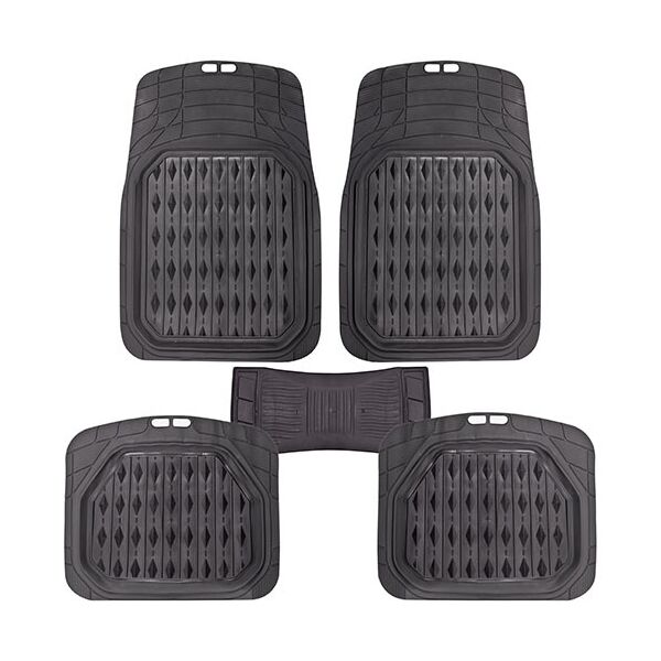 

Коврики автомобильные PVC КУ-16049 BK 5шт черные 75x52 52x47 50х23 (КУ-16049 BK)