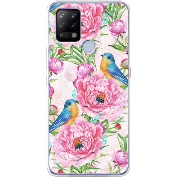 

Силиконовый чехол BoxFace Tecno POVA Birds and Flowers (43287-up2376)