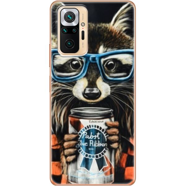 

Силиконовый чехол BoxFace Xiaomi Redmi Note 10 Pro Енот с банкой (42053-up1333)