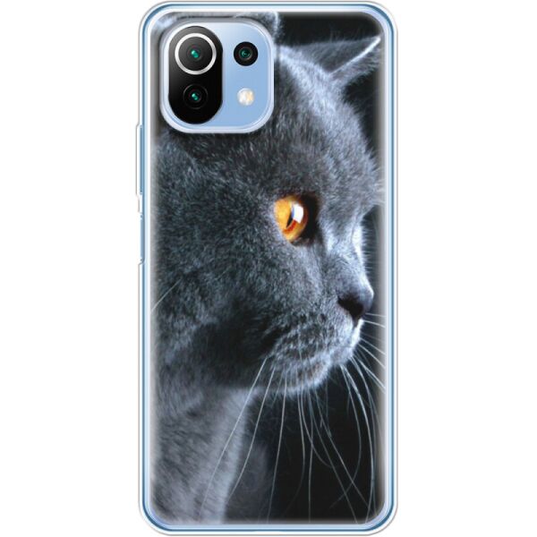 

Силиконовый чехол BoxFace Xiaomi Mi 11 Lite English cat (42128-up1346)