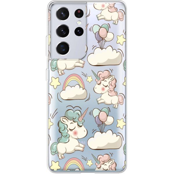 

Силиконовый чехол BoxFace Samsung G998 Galaxy S21 Ultra Unicorns (41719-cc2)