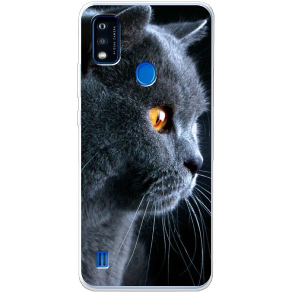 

Силиконовый чехол BoxFace ZTE A51 English cat (43298-up1346)