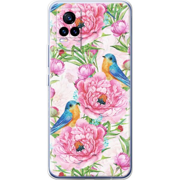 

Силиконовый чехол BoxFace Vivo V21E Birds and Flowers (43147-up2376)