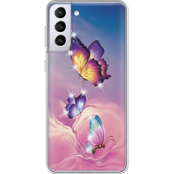 

Силиконовый чехол BoxFace Samsung G996 Galaxy S21 Plus Butterflies (41718-rs19)