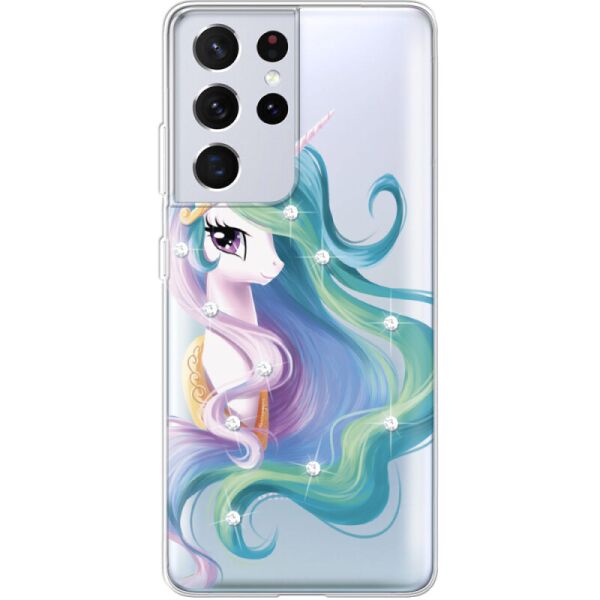

Силиконовый чехол BoxFace Samsung G998 Galaxy S21 Ultra Unicorn Queen (41719-rs3)