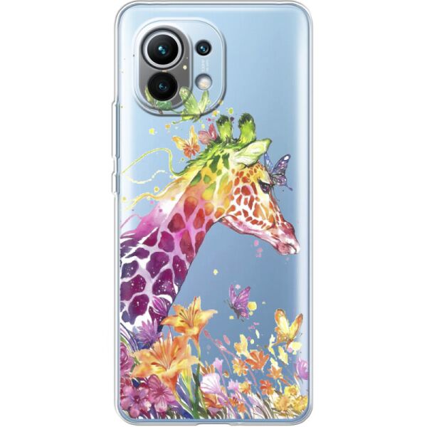 

Силиконовый чехол BoxFace Xiaomi Mi 11 Colorful Giraffe (41924-cc14)
