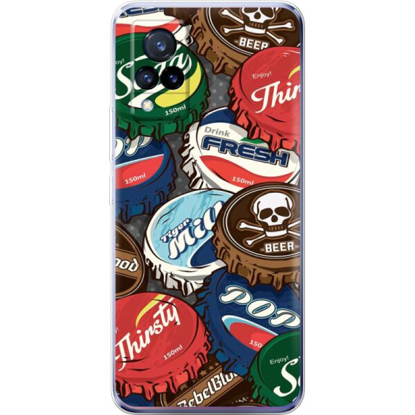 

Силиконовый чехол BoxFace Vivo V21 Drink Lids (43146-up2261)