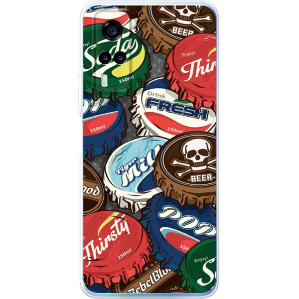 

Силиконовый чехол BoxFace Vivo Y31 Drink Lids (43274-up2261)