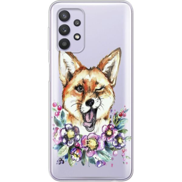 

Силиконовый чехол BoxFace Samsung A325 Galaxy A32 Winking Fox (42084-cc13)