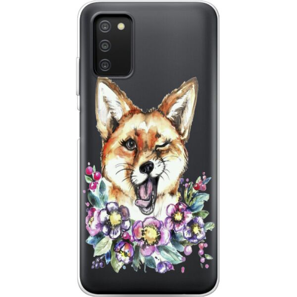 

Силиконовый чехол BoxFace Samsung Galaxy A03s Winking Fox (43255-cc13)