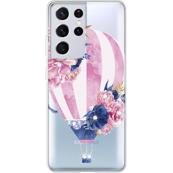 

Силиконовый чехол BoxFace Samsung G998 Galaxy S21 Ultra Pink Air Baloon (41719-rs6)