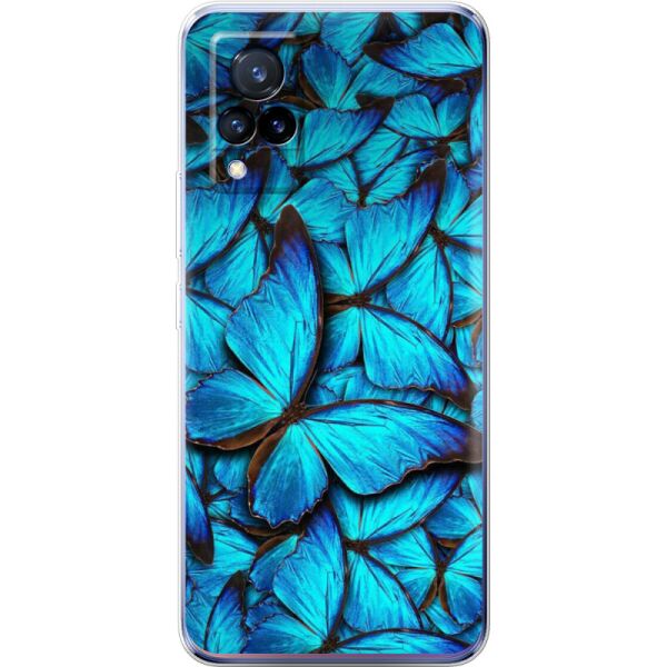 

Силиконовый чехол BoxFace Vivo V21 лазурные бабочки (43146-up1550)