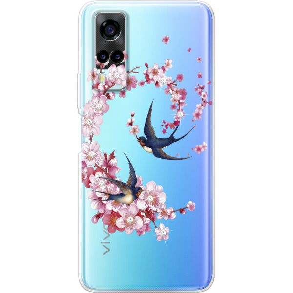 

Силиконовый чехол BoxFace Vivo Y31 Swallows and Bloom (43274-rs4)