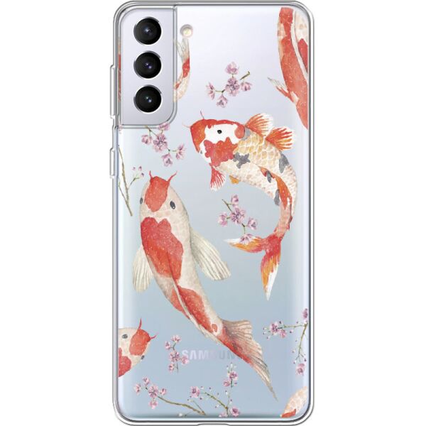 

Силиконовый чехол BoxFace Samsung G996 Galaxy S21 Plus Japanese Koi Fish (41718-cc3)
