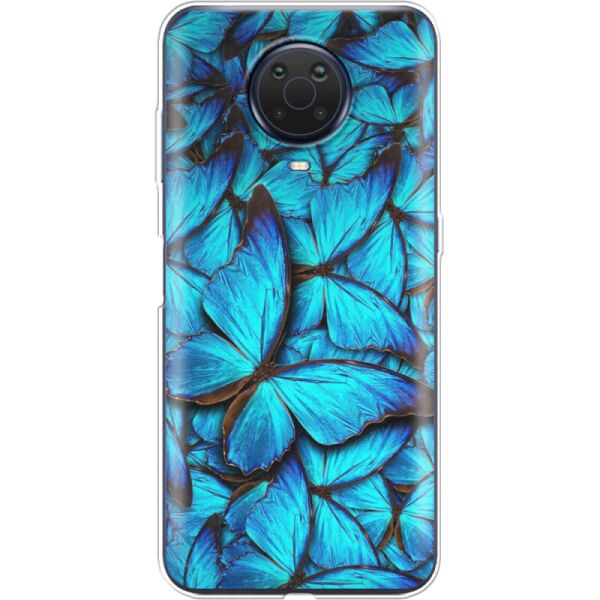 

Силиконовый чехол BoxFace Nokia G20 лазурные бабочки (42626-up1550)