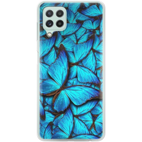 

Силиконовый чехол BoxFace Samsung A225 Galaxy A22 лазурные бабочки (42748-up1550)