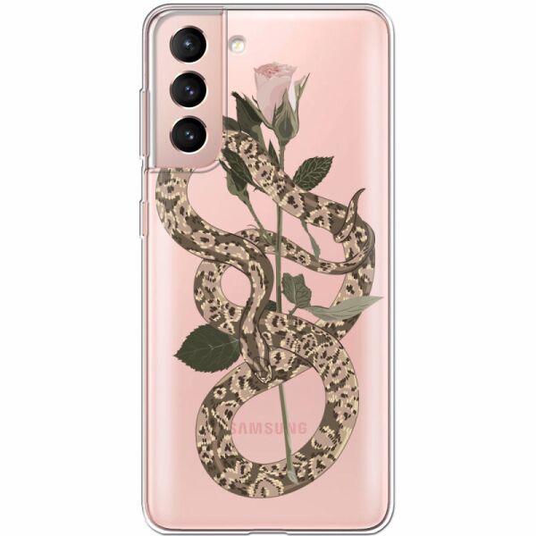 

Силиконовый чехол BoxFace Samsung G991 Galaxy S21 Glamor Snake (41709-cc67)