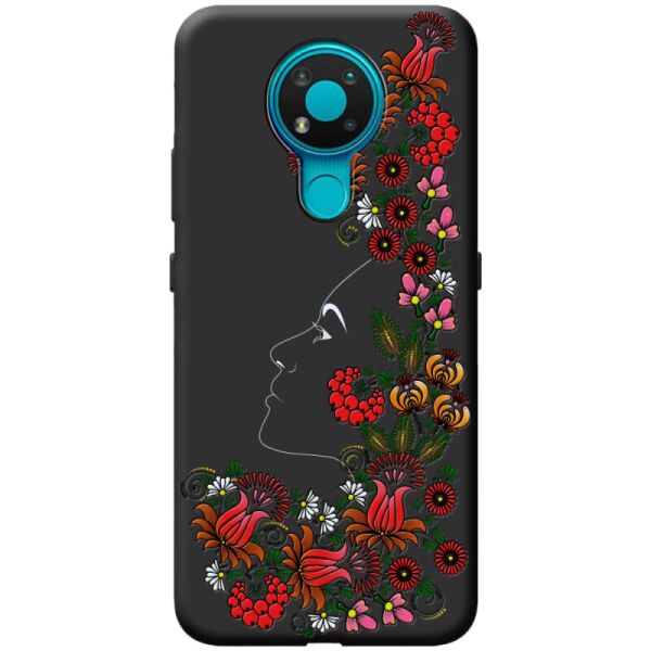 

Силиконовый чехол BoxFace Nokia 3.4 3D Ukrainian Muse (41292-bk64)