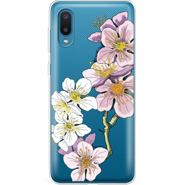 

Силиконовый чехол BoxFace Samsung A022 Galaxy A02 Cherry Blossom (42004-cc4)