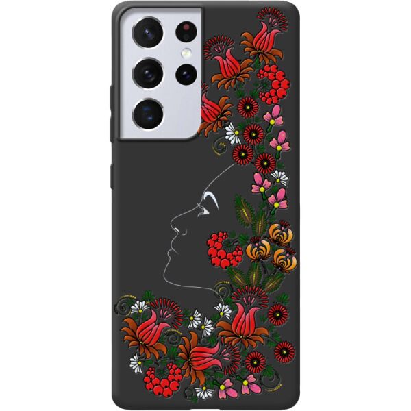 

Силиконовый чехол BoxFace Samsung G998 Galaxy S21 Ultra 3D Ukrainian Muse (41719-bk64)