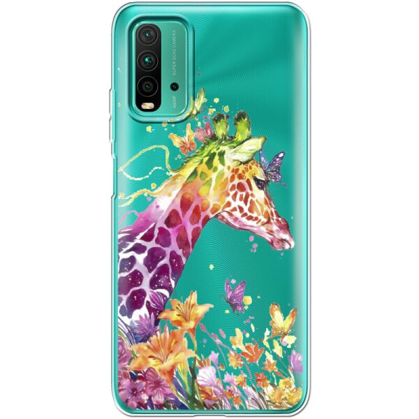 

Силиконовый чехол BoxFace Xiaomi Redmi 9T Colorful Giraffe (41685-cc14)
