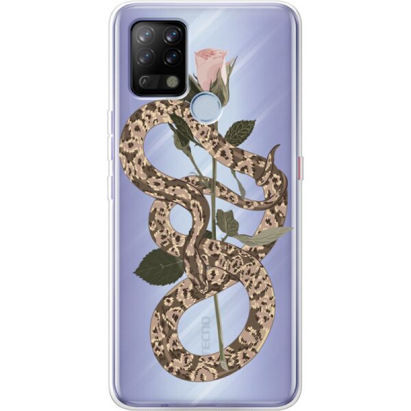 

Силиконовый чехол BoxFace Tecno POVA Glamor Snake (43287-cc67)