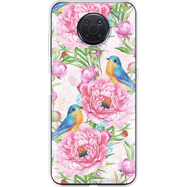 

Силиконовый чехол BoxFace Nokia G20 Birds and Flowers (42626-up2376)