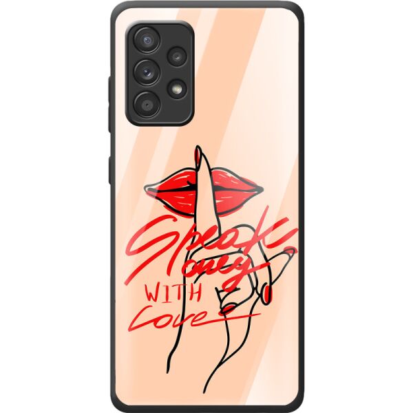 

Защитный чехол Glossy BoxFace Samsung A325 Galaxy A32 Speak Only Whith Love (42084-sk2209)