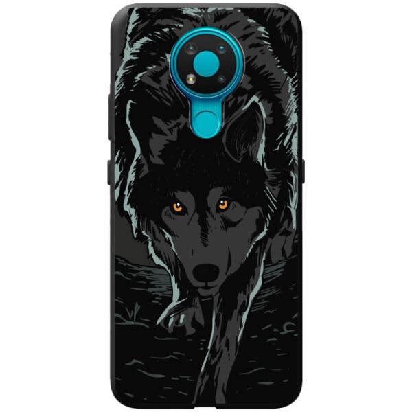

Силиконовый чехол BoxFace Nokia 3.4 Wolf (41292-bk62)