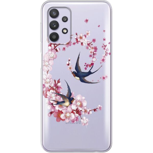 

Силиконовый чехол BoxFace Samsung A325 Galaxy A32 Swallows and Bloom (42084-rs4)