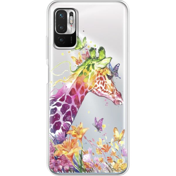 

Силиконовый чехол BoxFace Xiaomi Redmi Note 10 5G Colorful Giraffe (42639-cc14)