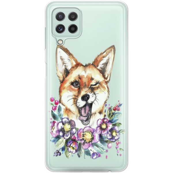 

Силиконовый чехол BoxFace Samsung A225 Galaxy A22 Winking Fox (42748-cc13)