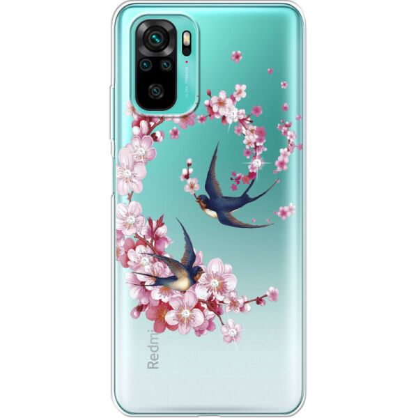 

Силиконовый чехол BoxFace Xiaomi Redmi Note 10/ Note 10S Swallows and Bloom (42029-rs4)