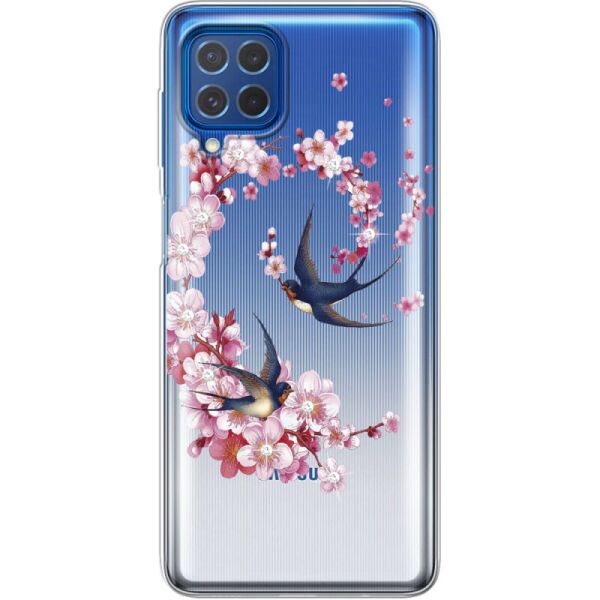 

Силиконовый чехол BoxFace Samsung M625F Galaxy M62 Swallows and Bloom (42080-rs4)