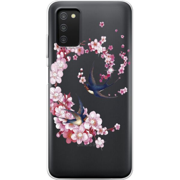 

Силиконовый чехол BoxFace Samsung Galaxy A03s Swallows and Bloom (43255-rs4)