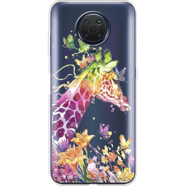 

Силиконовый чехол BoxFace Nokia G10 Colorful Giraffe (42373-cc14)
