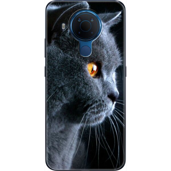 

Силиконовый чехол BoxFace Nokia 5.4 English cat (41996-up1346)