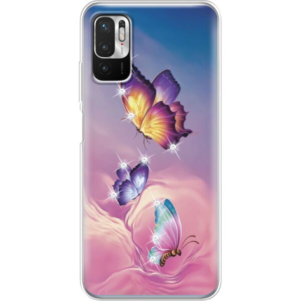 

Силиконовый чехол BoxFace Xiaomi Note 10 5G Butterflies (42639-rs19)