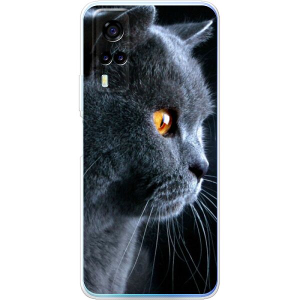 

Силиконовый чехол BoxFace Vivo Y31 English cat (43274-up1346)