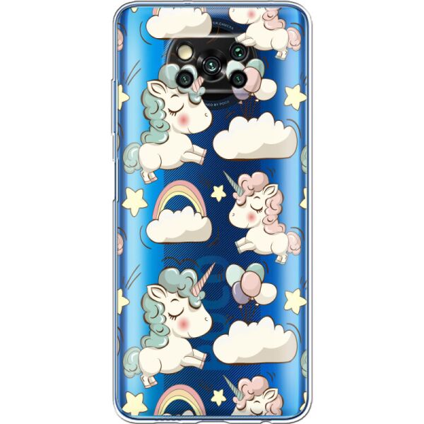 

Силиконовый чехол BoxFace Xiaomi Poco X3 Pro Unicorns (42093-cc2)