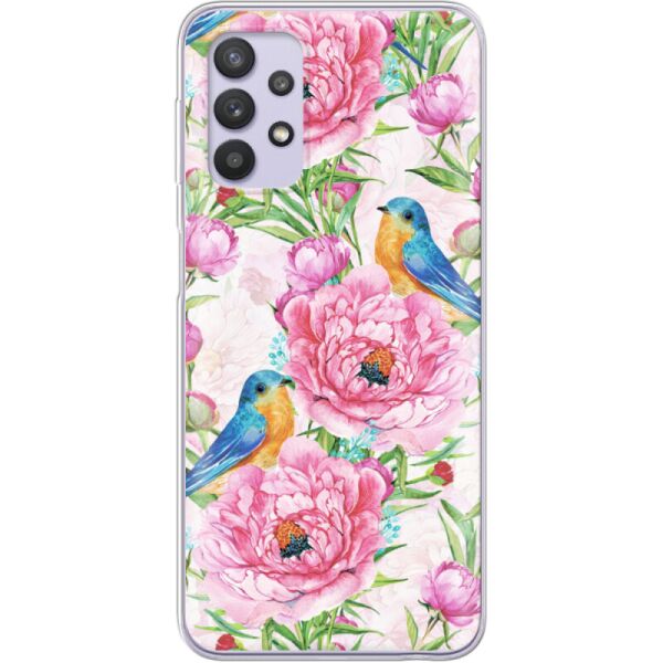 

Силиконовый чехол BoxFace Samsung A725 Galaxy A72 Birds and Flowers (42070-up2376)