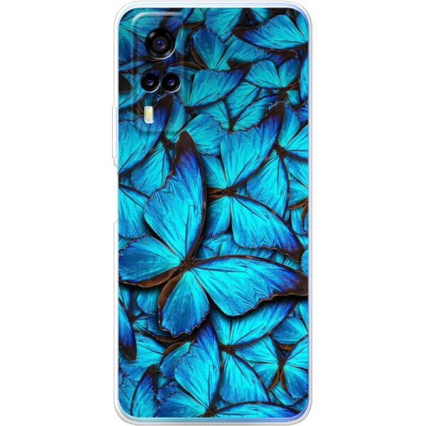 

Силиконовый чехол BoxFace Vivo Y31 лазурные бабочки (43274-up1550)