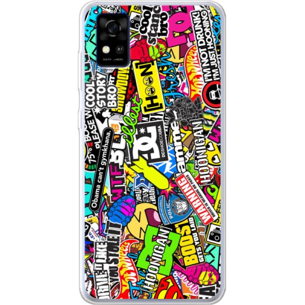 

Силиконовый чехол BoxFace ZTE A31 Multicolored Inscriptions (43293-up880)